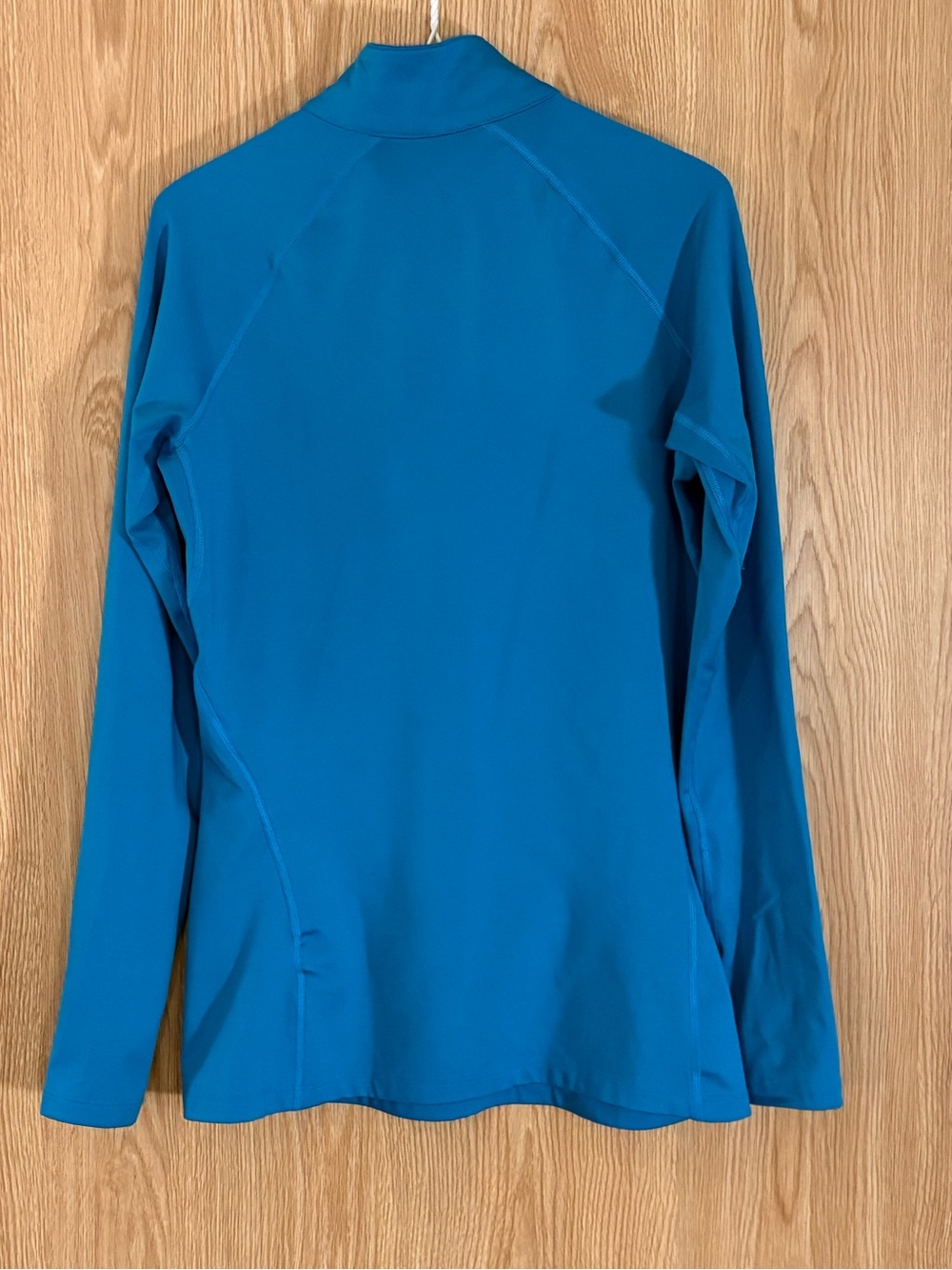 Nike Turquoise Dri-Fit 1/4 Zip Performance Pullover Long Sleeve - Picture 2 of 7